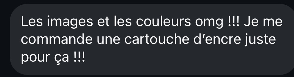 Témoignage cliente