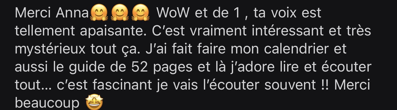 Témoignage cliente