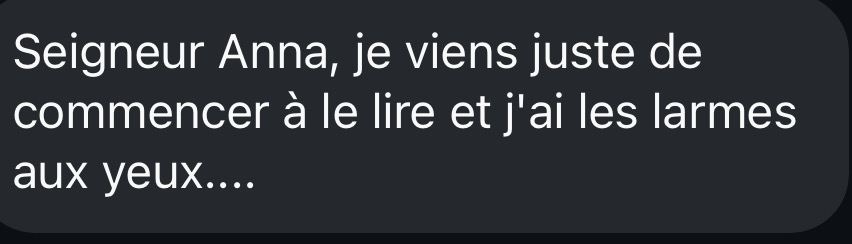 Témoignage cliente