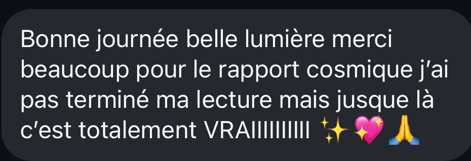 Témoignage cliente